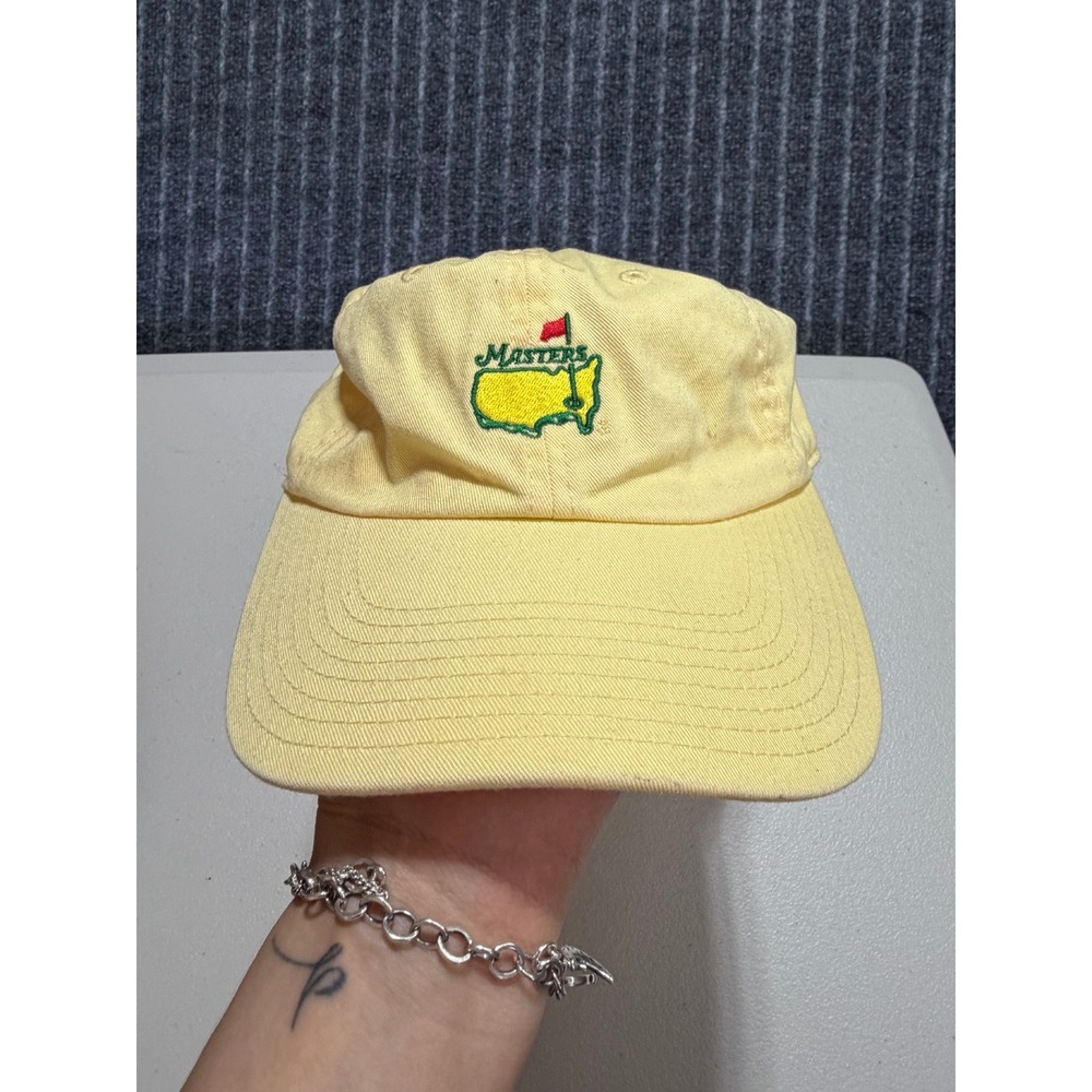American Needle Masters Hat Women OS Yellow Good Golf Tournament Baseball‎ Cap - Picture 2 of 8